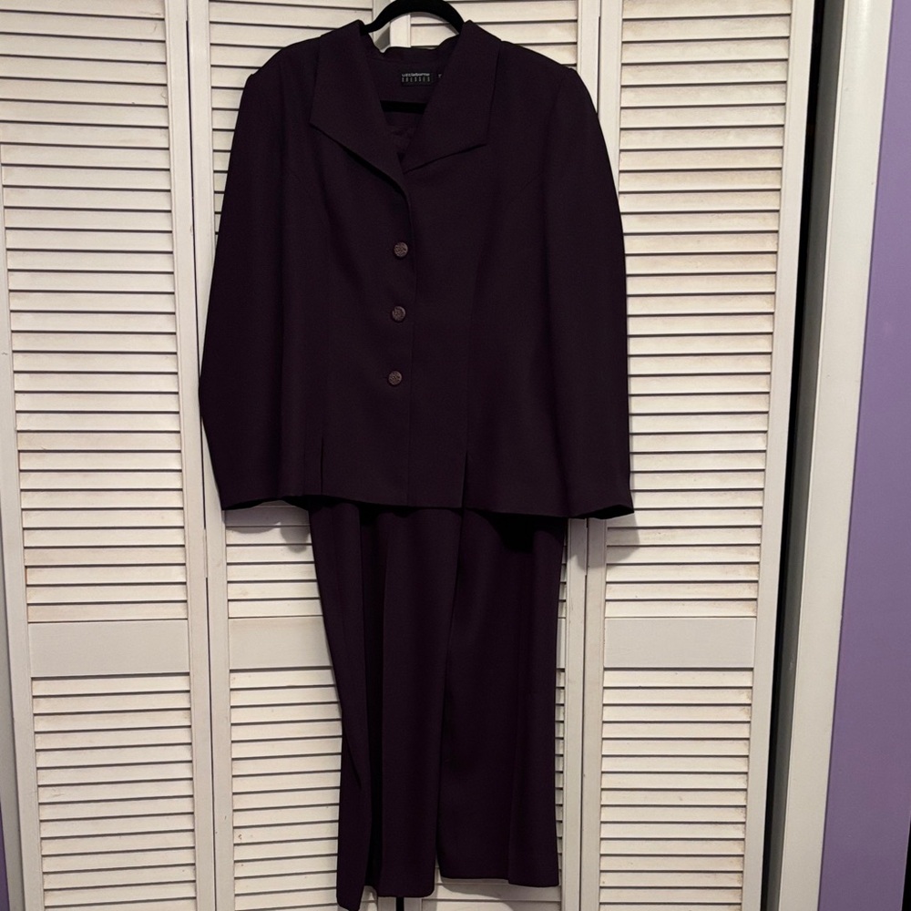 Liz Claiborne Dresses Deep Purple Women's Pantsuit Size 16